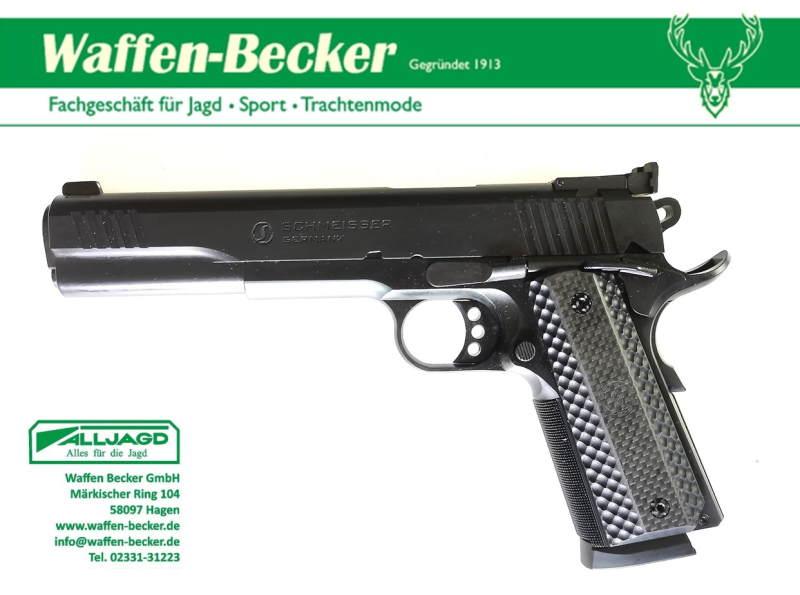 Pistole Schmeisser Hugo 1911 Kal. .45ACP 6", black -NEUWARE- – Bild 2