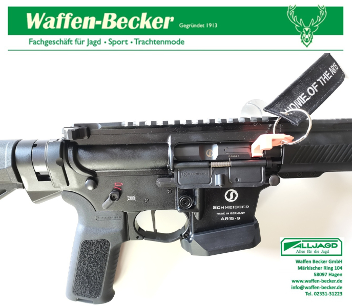 Selbstladebüchse Schmeisser AR15-9 S4F Sport Dynamik PCC 10,5" 9mm Luger, black -NEUWARE- – Bild 3