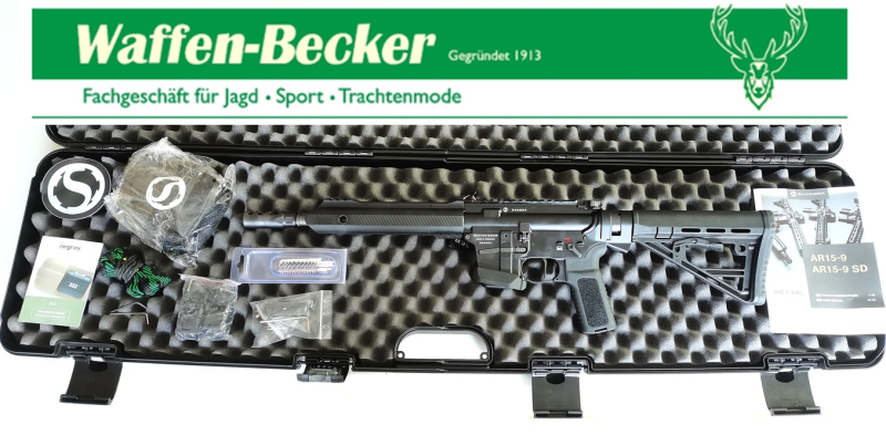 Selbstladebüchse Schmeisser AR15-9 S4F Sport Dynamik PCC 10,5" 9mm Luger, black -NEUWARE- – Bild 5