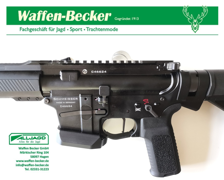 Selbstladebüchse Schmeisser AR15-9 S4F Sport Dynamik PCC 10,5" 9mm Luger, black -NEUWARE- – Bild 4