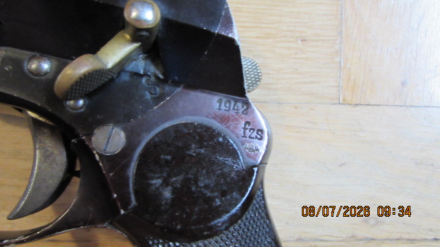 Doppelläufige Signalpistole Krieghoff Mod. L Marine Version, selten!!!, Kal. 4(Signal) – billede 5