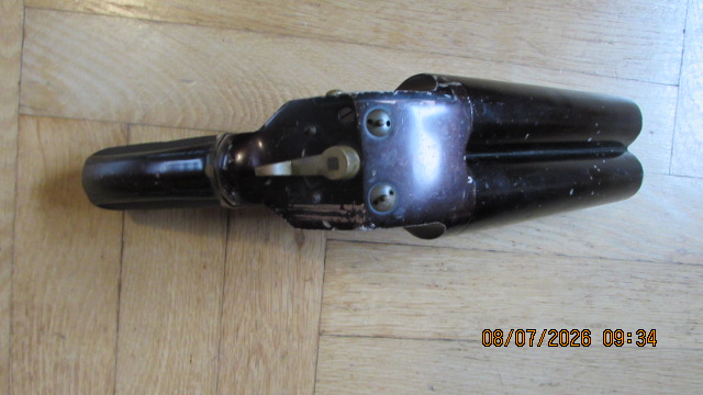Doppelläufige Signalpistole Krieghoff Mod. L Marine Version, selten!!!, Kal. 4(Signal) – billede 3