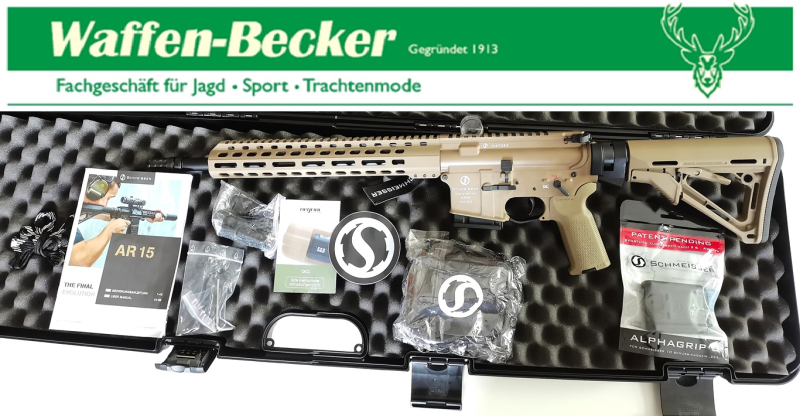 Selbstladebüchse Schmeisser AR15 M4FL Kal. .223Rem. 14,5" FDE -NEUWARE- – Bild 4