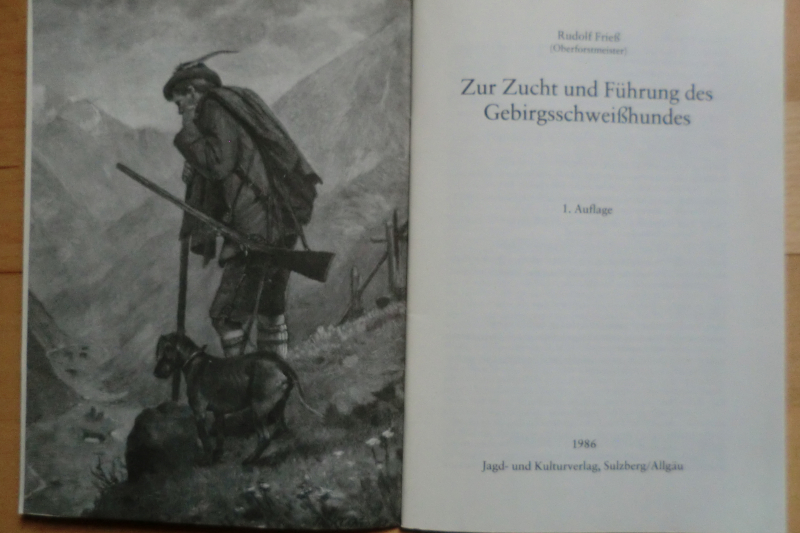 DIE ZUCHT UND FÜHRUNG DES GEBIRGSSCHWEISSHUNDES – Bild 2