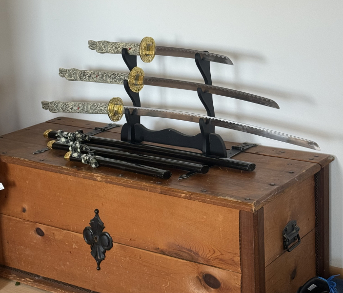 3er Set Samurai Schwerter – kuva 2
