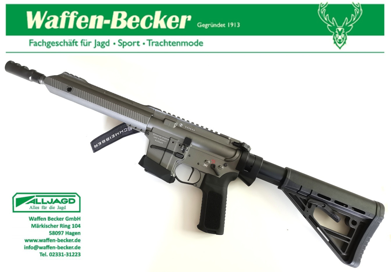 Selbstladebüchse AR15-9 S4F Sport Dynamic PCC 9mm Luger 10,5" gray + Falke "C" Red-Dot -NEUWARE- – Bild 2