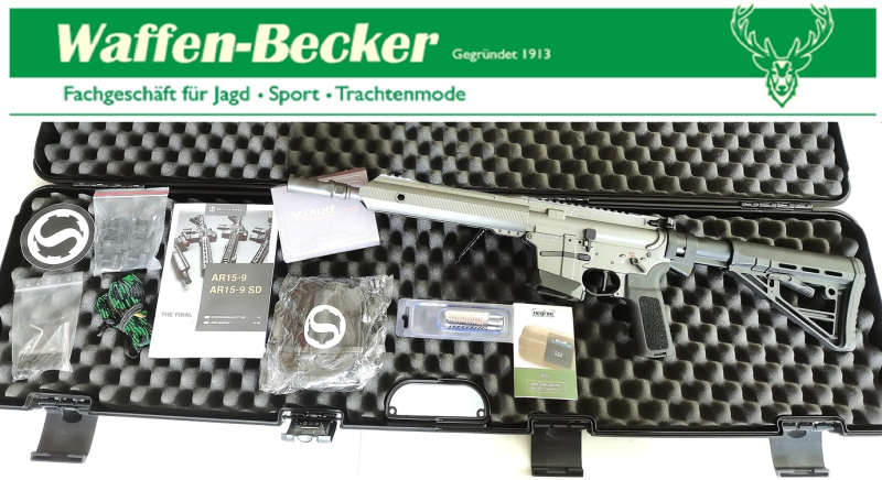Selbstladebüchse AR15-9 S4F Sport Dynamic PCC 9mm Luger 10,5" gray + Falke "C" Red-Dot -NEUWARE- – Bild 4