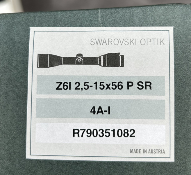 Swarovski Z6i 3-12x56 Abs. 4Ai – billede 2