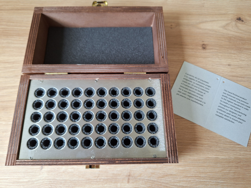 Exklusive Munitionsbox Schatulle aus Holz Kaliber. 357 Magnum von Technoframes – Bild 2