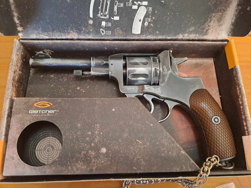 Gletcher NGT Nagant CO2 Revolver 4,5mm – Bild 3