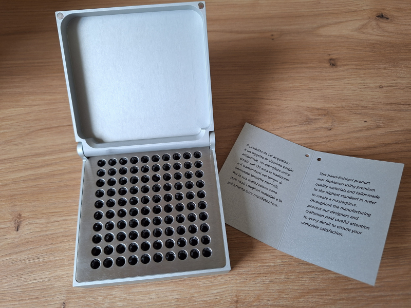 Exklusive Munitionsbox aus Aluminium für 100 Patronen Kaliber. 22lfb von Technoframes – Bild 2