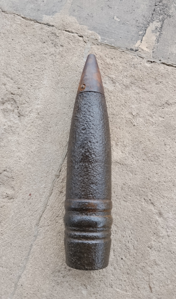 8,8cm Sprgr. 43 obus German HE projectile K.w.K 43 with Fuze AZ 23/28 – Bild 3