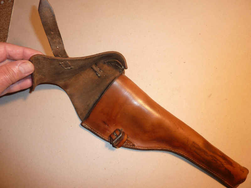 Großes altes orig. Holster für 1873 er Revolver mit 7/ 7,5 " Lauf – immagine 2