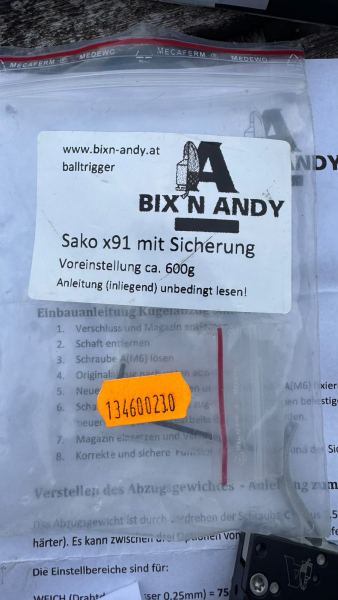 Bix'n Andy Atzl Abzug für Sako X91 – Bild 5