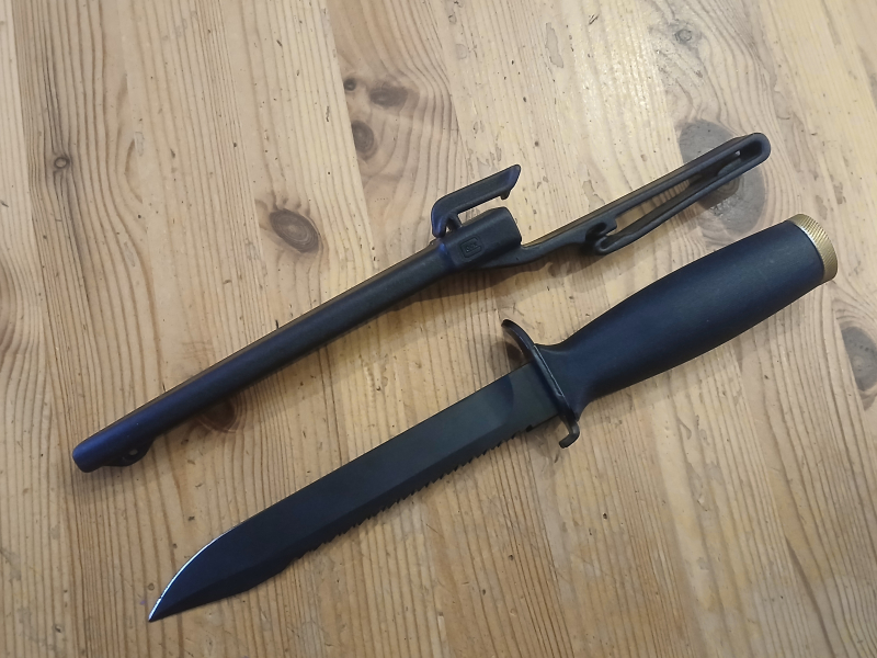 Glock FM81 Feldmesser Kommandomesser mit Griff von Carl Schlieper Survivalmesser – Bild 2
