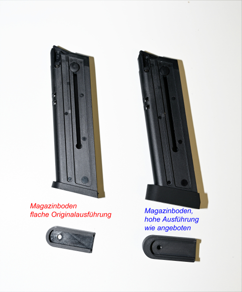 Hoher Magazinboden für kk-Magazin SIG P220 – Bild 3