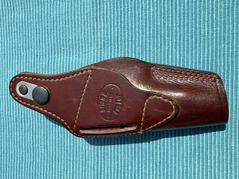 Gürtelholster Brian C. Foster, braun, für PP oder SIG P230 – Bild 2