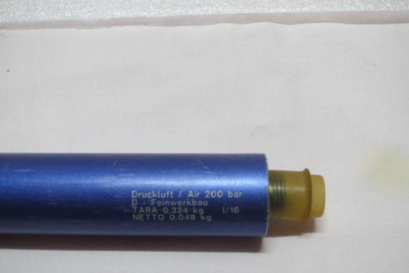 Feinwerkbau 200 Bar Pressluftkartusche Farbe Blau – Bild 2