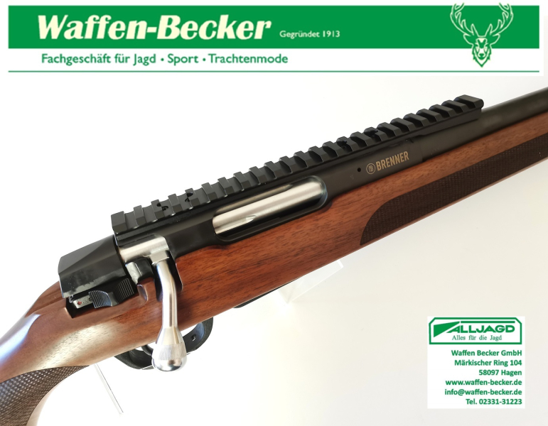 Repetierbüchse Brenner BR20 Kal. .308Win. LL:51cm M15x1 Mündungsgewinde, Holzschaft -VORFÜHRWARE- – Bild 3