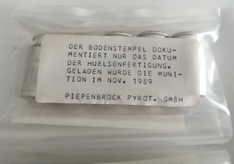 H&K Notsignal Gerät FHK Munition 10 x Farbe Weiss Sammlerstücke OVP – Bild 2