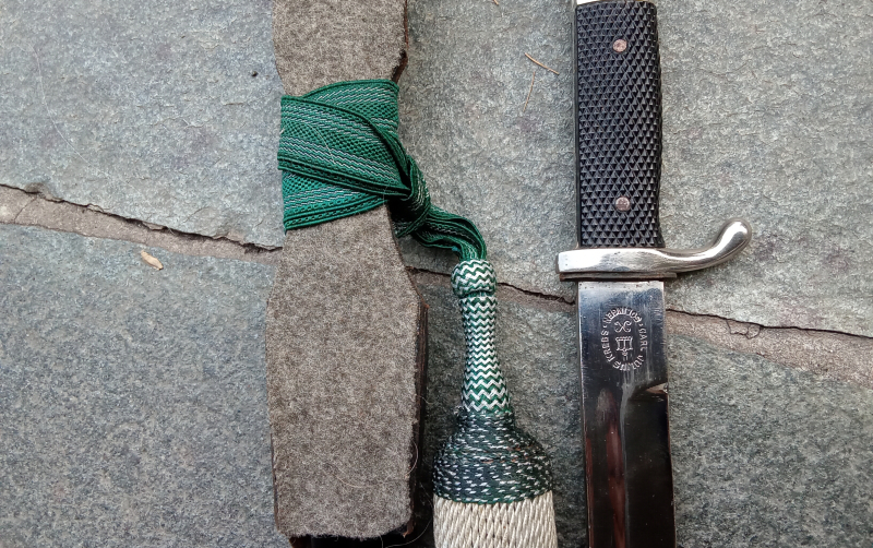 WH Bajonett 98 WH Kreps Solingen mit koppelschuh und portepee – obrázek 3
