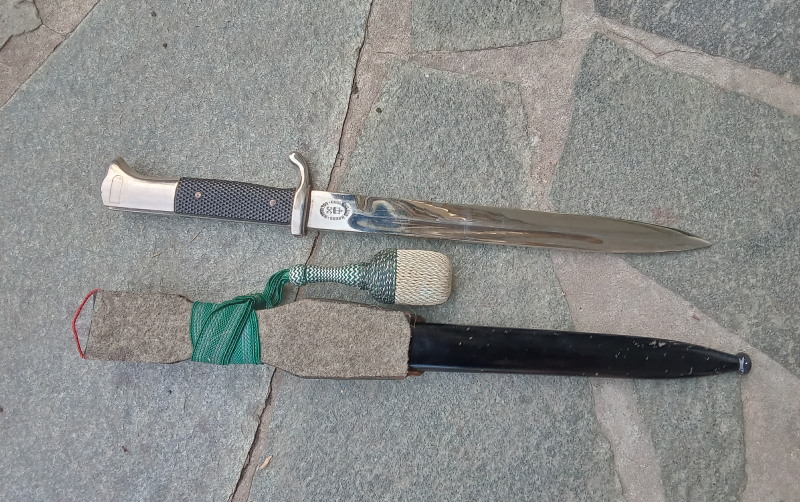 WH Bajonett 98 WH Kreps Solingen mit koppelschuh und portepee – obrázek 2