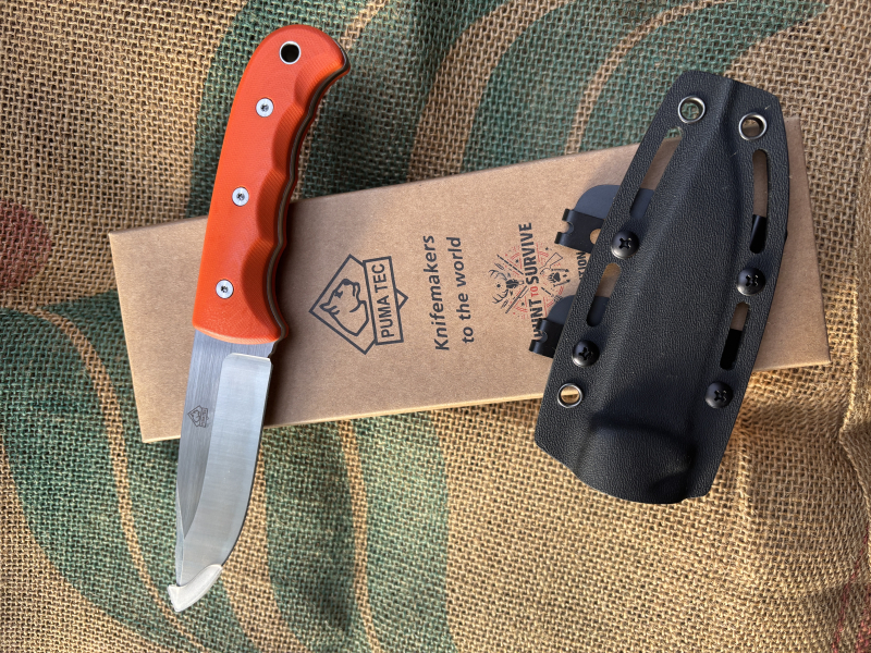 PUMA TEC Forest D2, orange. Jagd/Outdoormesser – Bild 2