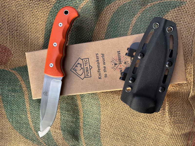 PUMA TEC Forest D2, orange. Jagd/Outdoormesser – Bild 4