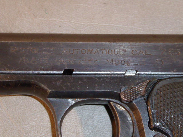MAB- Pistole Mod. D. ( WAA ) Kal. 7,65 mm. – Bild 3