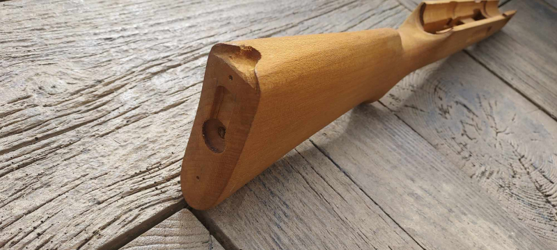 GewehrSchäft , holz , kolben Beretta 38 A , TOP Repro !!!!!!!! – Bild 5