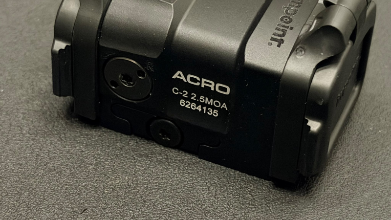 Aimpoint ACRO C-2 2.5 MOA Rotpunktvisier | Geschlossenes Reflexvisier | Top Zustand – Bild 5