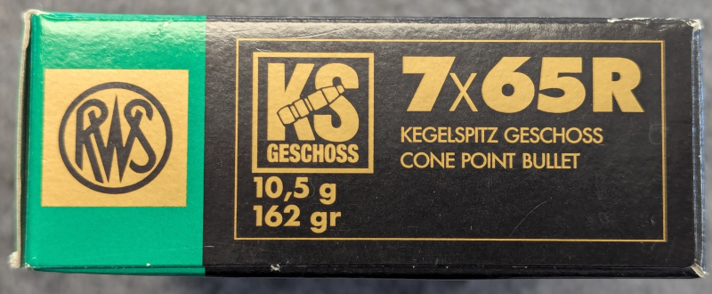 60x RWS 7x65R KS 10,5g/162gr – billede 2