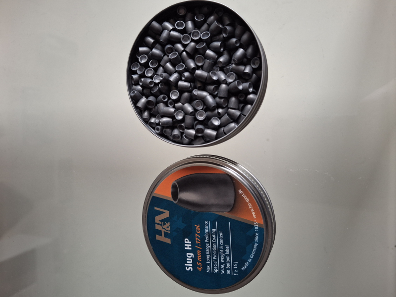 H&N Slug HP 4,5mm Diabolos 400 Stk. 10gr / 0,65g 4.51mm Hohlspitz Präzisionsmunition – billede 2