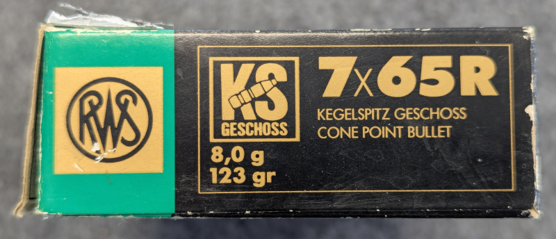 20x RWS 7x65R KS 8,0g / 123gr – kuva 2