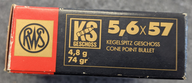 20x RWS 5,6x57 KS 4,8g / 74gr – Bild 2