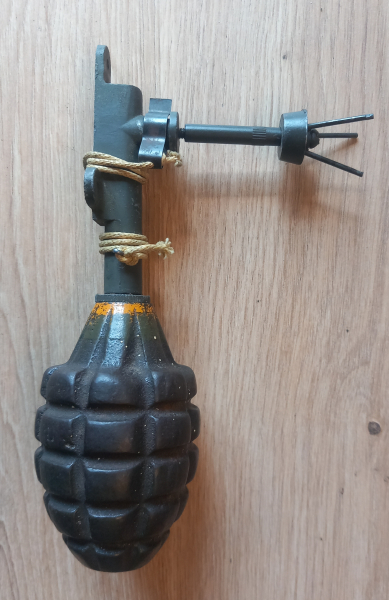 Orig. US Boobytrapzünder für US Handgranate MK2 Deko, Mine, Sprengfalle – billede 2