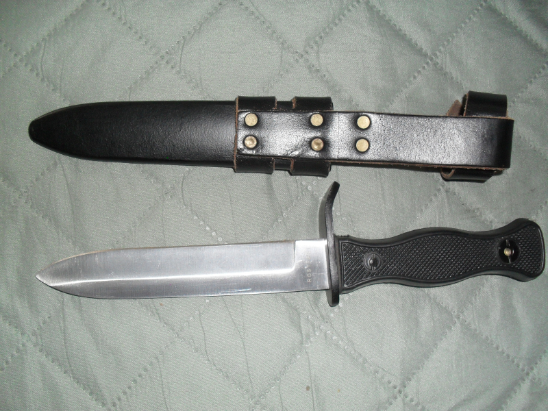 Repro BW Kampfmesser MILTEC (Schwarz) – stampa 2