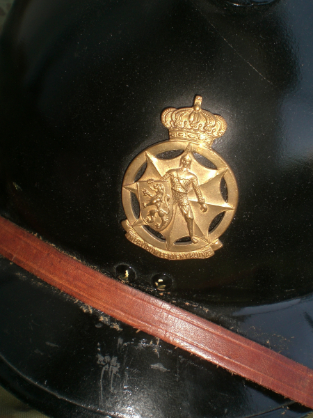 Belgischer Stahlhelm Modell Adrian Polizei 2 .Weltkrieg – Bild 2