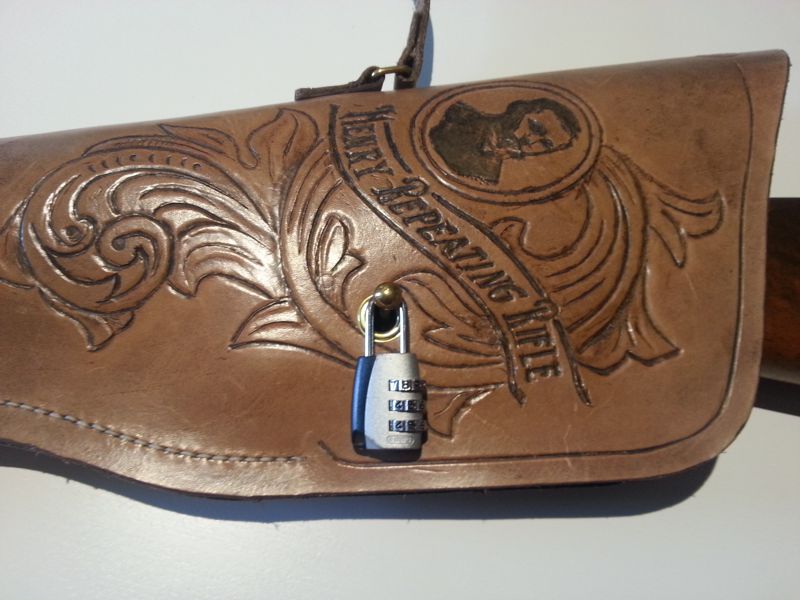 VERSCHLIESSBAR Special-Scabbard / Henry 1866 / Winchester 1873 – Bild 2