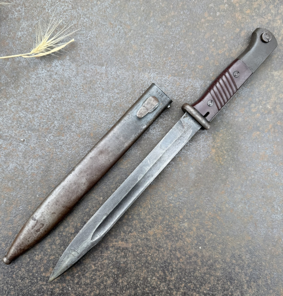 NUMMERNGLEICH K98 Bajonett 1943 (43cqh) Clemen & Jung – pilt 3