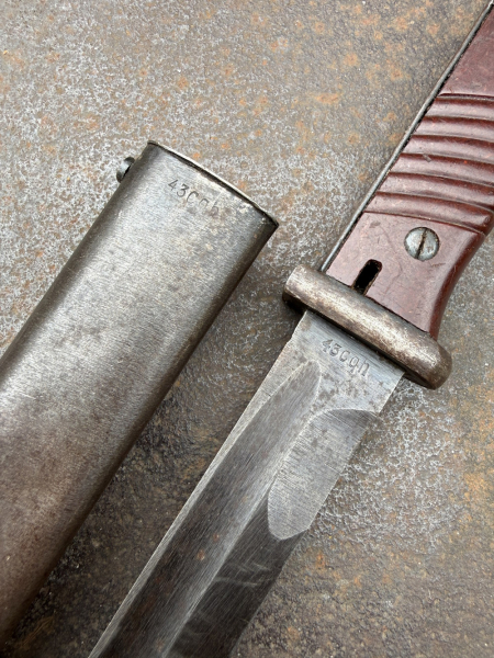 NUMMERNGLEICH K98 Bajonett 1943 (43cqh) Clemen & Jung – pilt 2