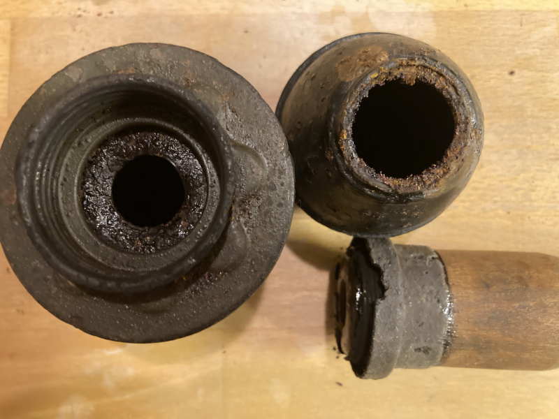 Wehrmacht Stiel Handgranate Granate original total leer – attēls 2