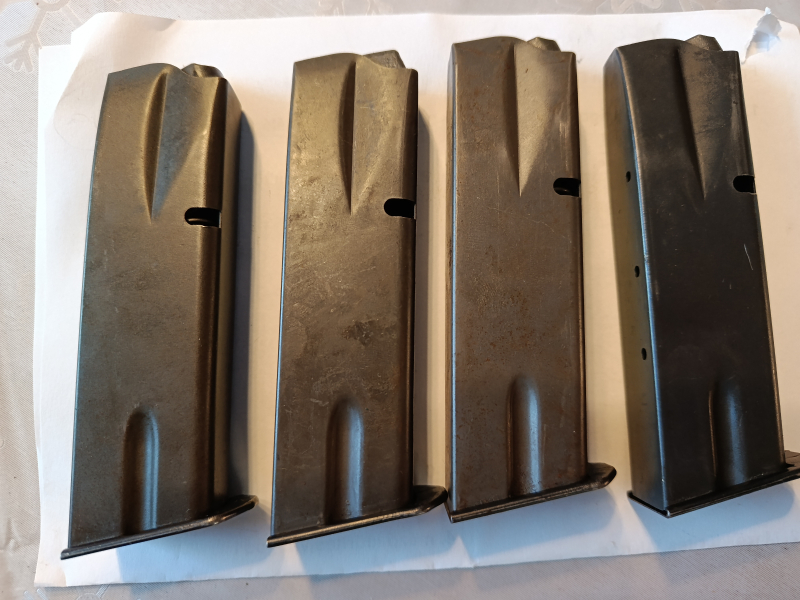 4 Stück Mauser 90 DA DA90 M90, FEG P9R magazine 15 Schuss 9x19 – Bild 2
