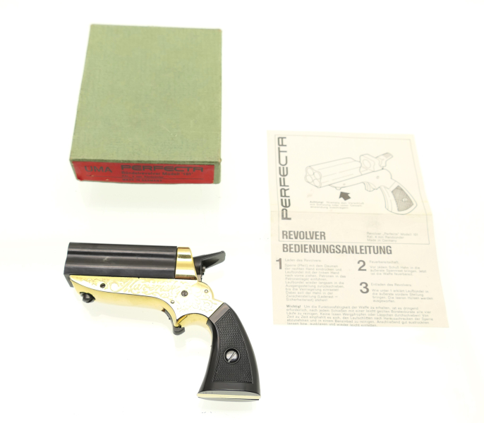 Pistole UMA Perfecta G101 4mmRandfeuer Lang Vierling Bündelrevolver – immagine 5