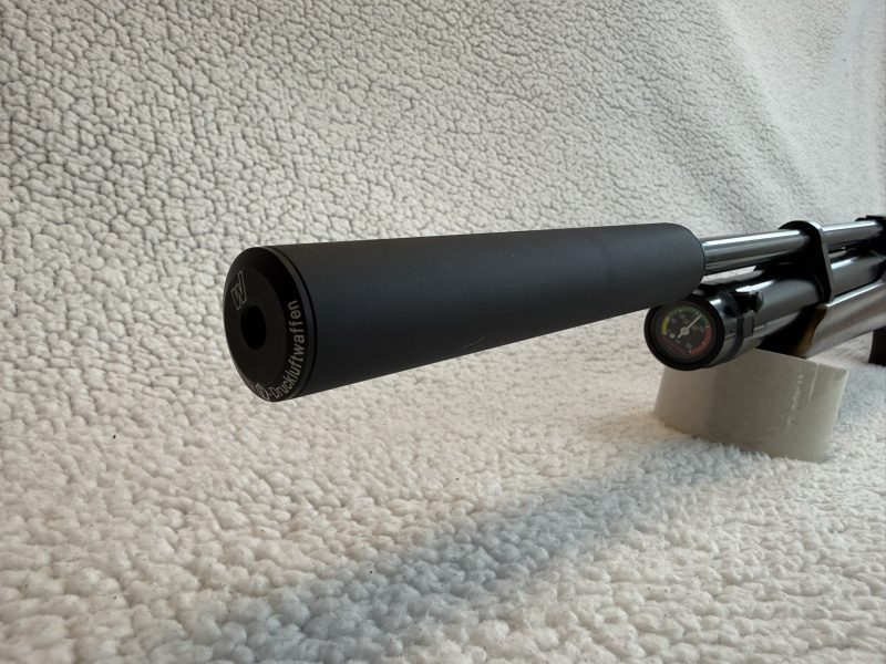 Pressluftgewehr Weihrauch HW 100 mit Schalldämpfer – billede 2