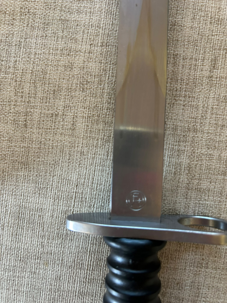 Schweizer Bajonett M57 mit original Koppelschuh – 4. kép