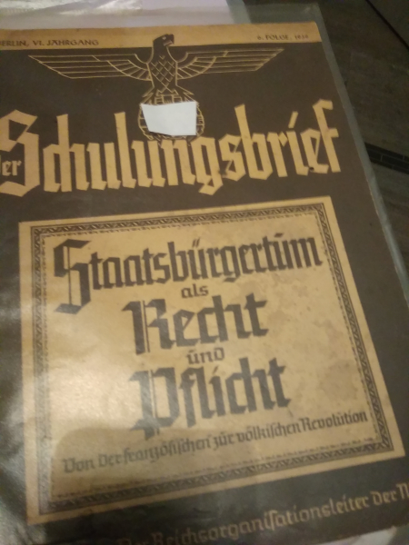 Konvolut Der Schulungsbrief 1938/39 – Bild 5