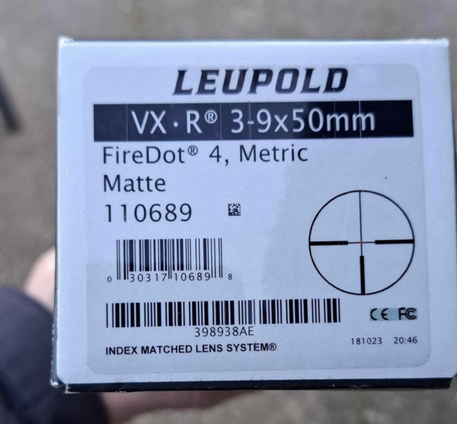 Leupold VX-R 3-9x50mm Abs. FireDot 4, OVP, TOP Zustand – Bild 2