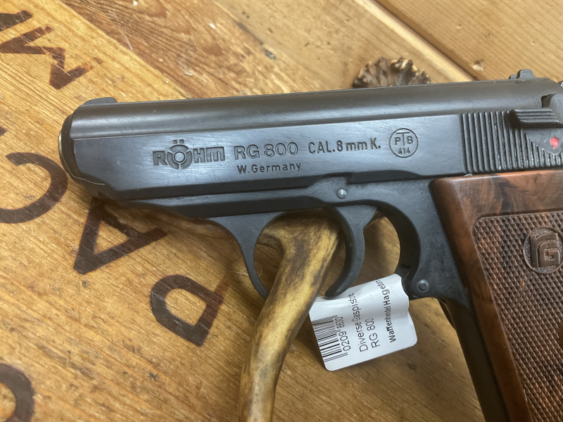 SRS Pistole RÖHM RG800, Kal.8mmK. in original Schachtel, Neuwertig! PTB414 – Bild 4