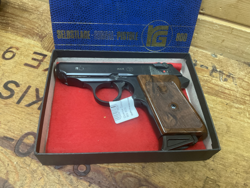SRS Pistole RÖHM RG800, Kal.8mmK. in original Schachtel, Neuwertig! PTB414 – Bild 2
